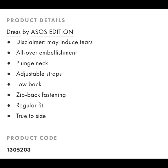 ASOS EDITION Josie sequin cami wedding dress size 2 - Picture 6 of 10